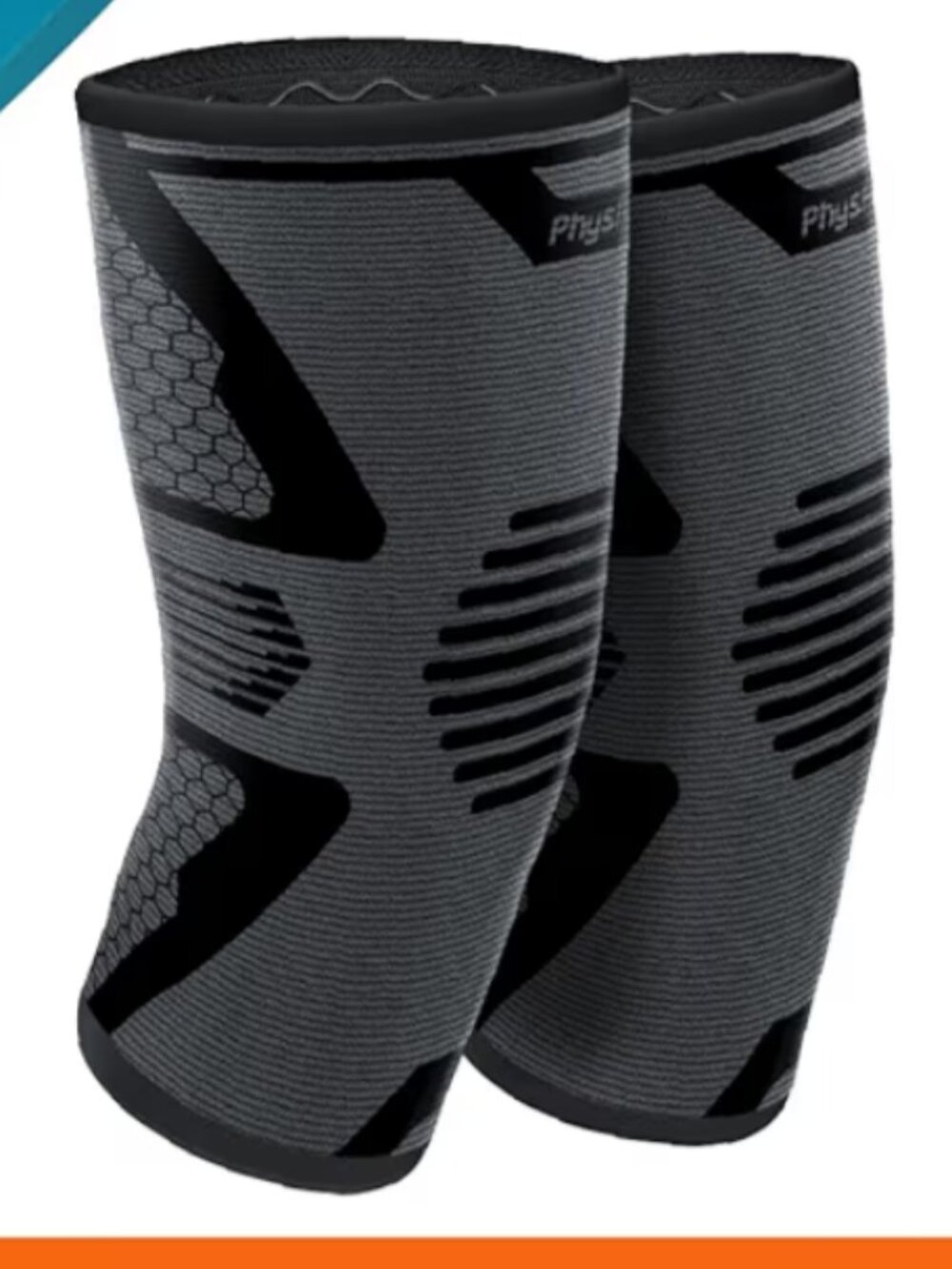 KNEE SLEEVE Black One Pair